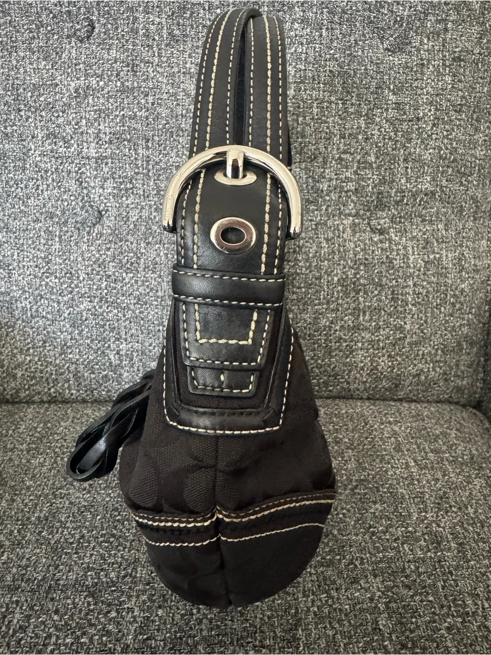 Vintage  Coach Soho Signature Jacquard Hobo bag.